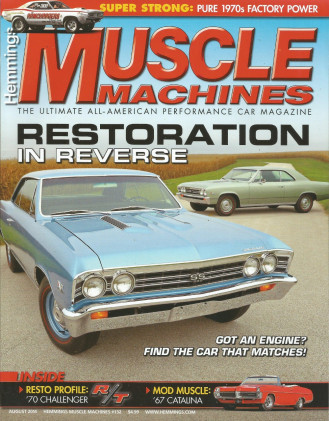 HEMMINGS MUSCLE MACHINES 2014 AUG - L78 Chevelles, 428CJ, 440-SIX